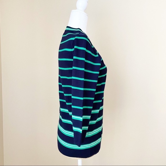 J. Crew Factory Merino Wool Stripe Sweater - Small - Picture 2 of 9